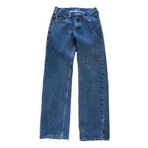 CARHARTT Men's TRADITIONAL FIT B480 LVB DENIM JEANS TAG SIZE 30x32